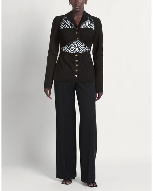 Babylon Black Blazer Polyamide, Elastane