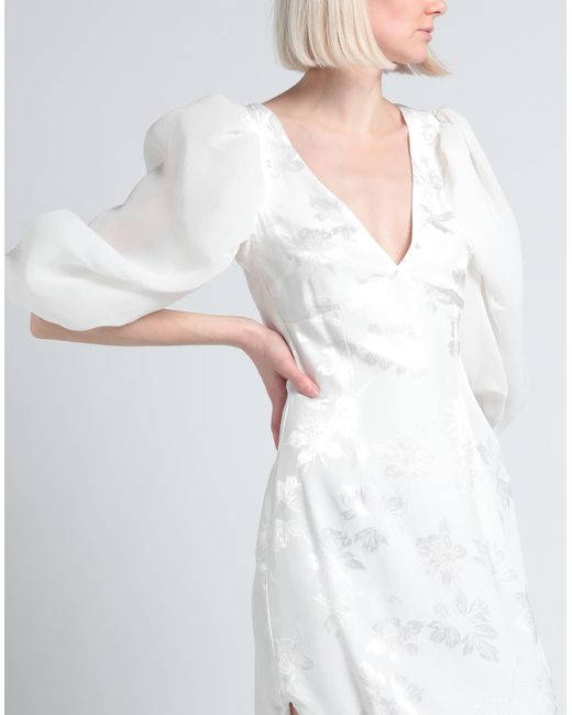 LA SEMAINE Paris White Maxi-Kleid