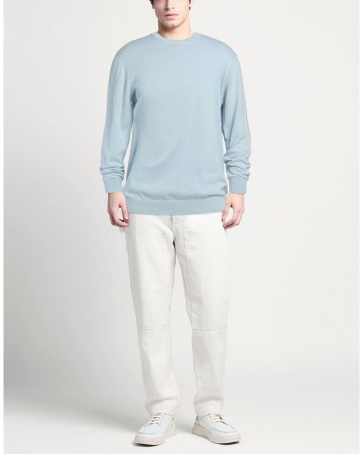 Gazzarrini Blue Sweater Cotton for men