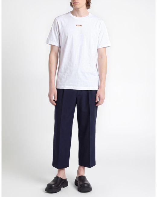 Marni White T-Shirt Cotton for men