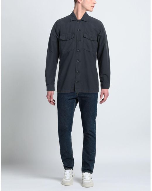 Camicia di Bl'ker in Blue da Uomo