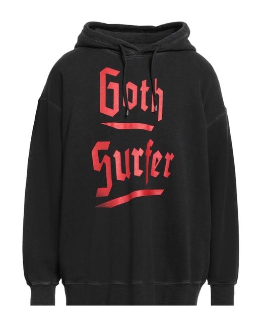 DSquared² Black Sweatshirt Cotton, Elastane for men