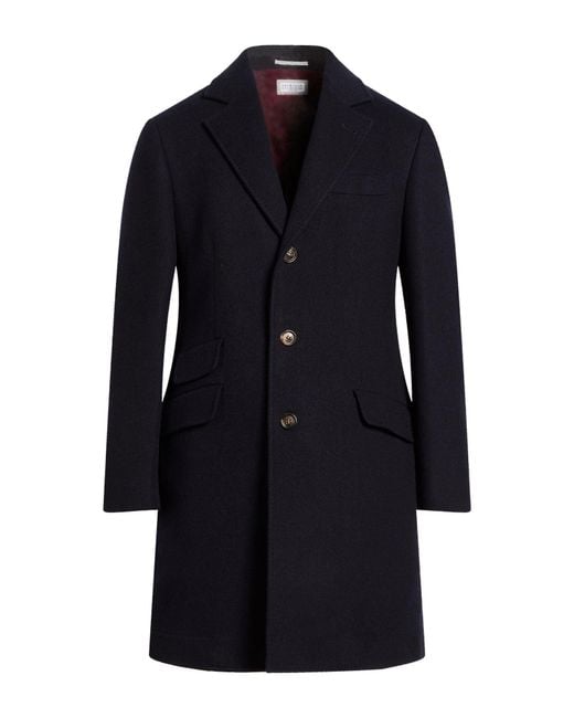 Brunello Cucinelli Blue Coat Wool for men