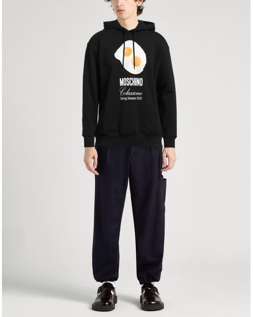 Felpa di Moschino in Black da Uomo