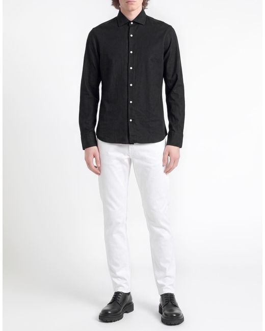 Sonrisa Black Shirt Cotton for men