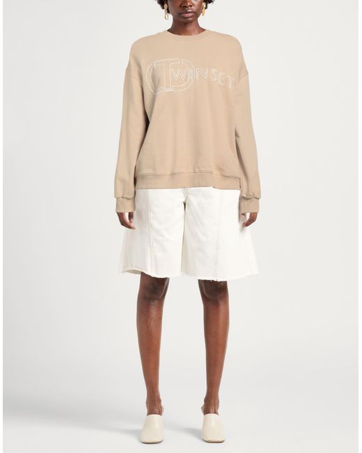 Sudadera Twinset de color Natural