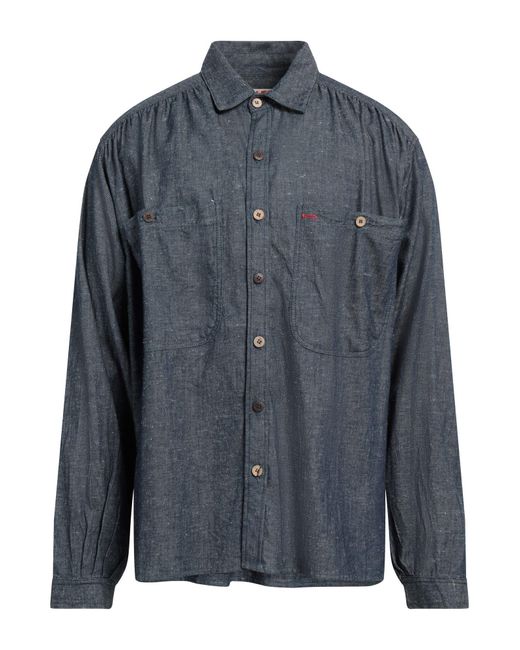 Dr. Collectors Jeanshemd in Blue für Herren