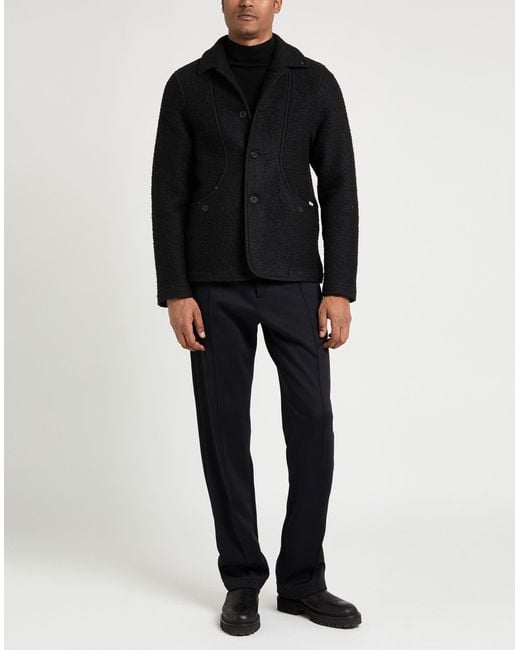 Berna Black Coat for men