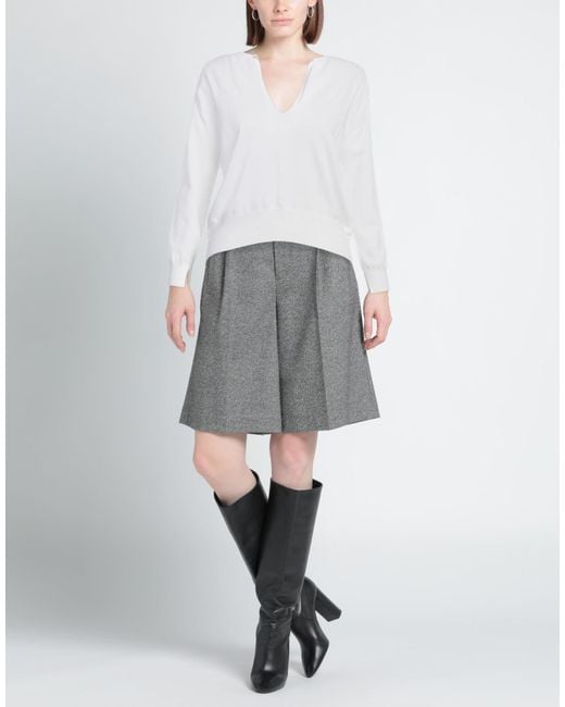 Vanisé White Sweater Viscose, Polyester