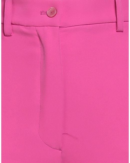Clips More Pink Fuchsia Pants Polyester, Elastane
