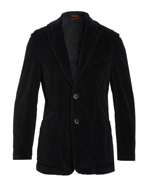 Barena Black Blazer Cotton, Rayon, Elastane for men