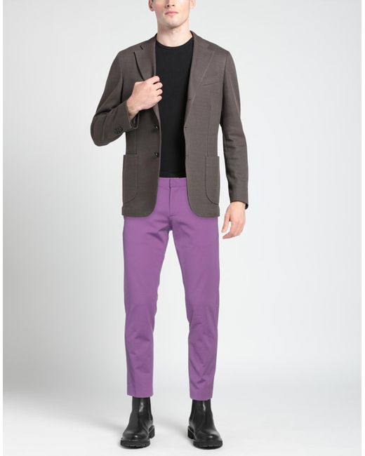 Pantalone di Grey Daniele Alessandrini in Purple da Uomo