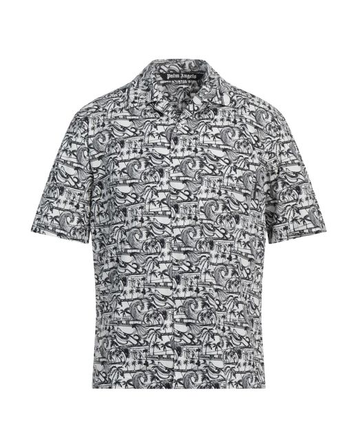 Palm Angels Gray Shirt for men