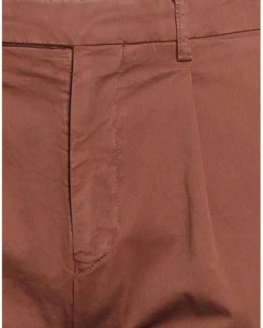 Berwich Brown Pants Cotton, Elastane for men