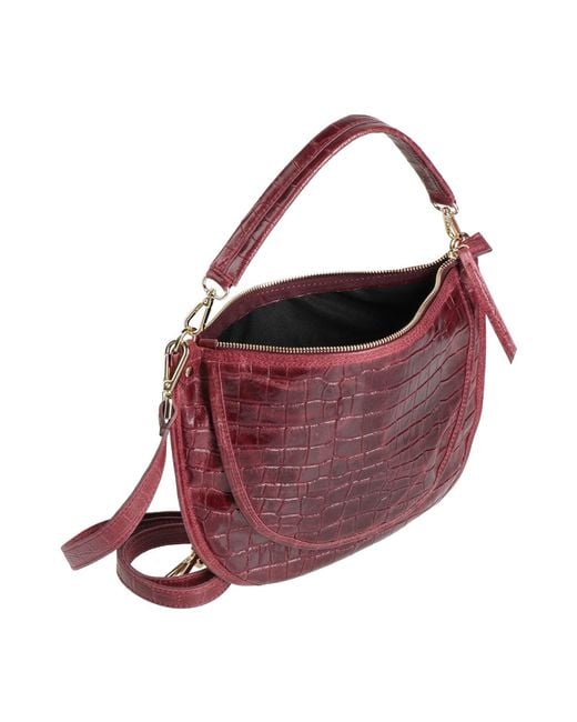 Laura Di Maggio Red Handbag Leather