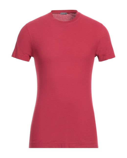 Zanone Red T-shirt for men