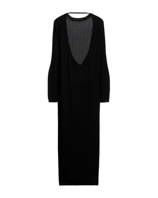 Ann Demeulemeester Black Midi Dress