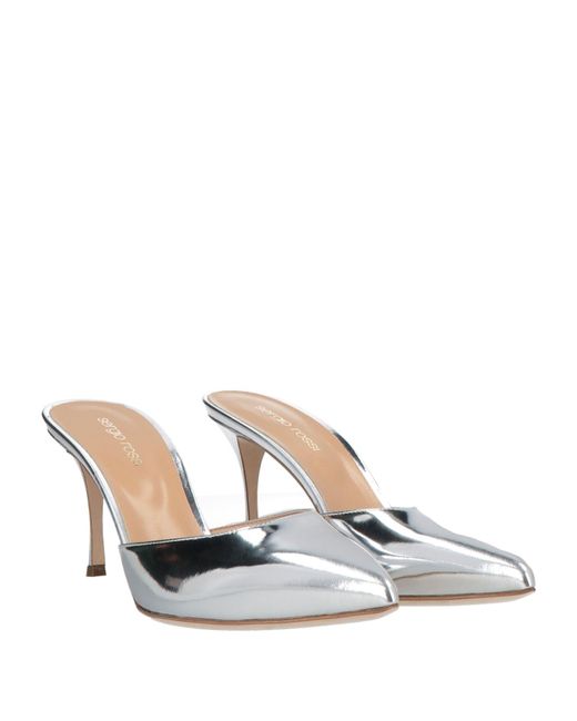 Sergio Rossi Metallic Mules & Clogs