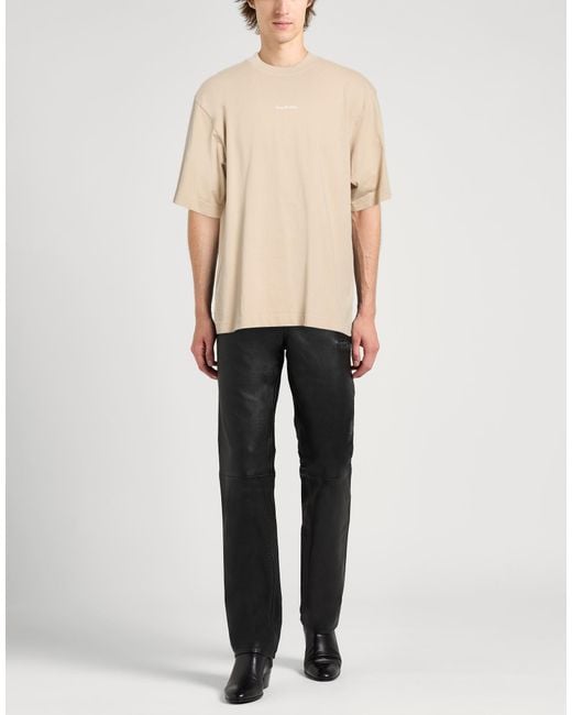 Acne Natural T-Shirt for men