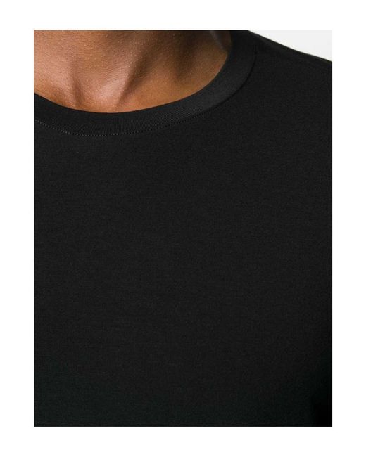 T-shirt di Giorgio Armani in Black da Uomo