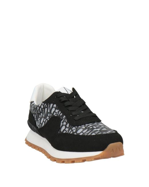ARMANI EXCHANGE Black Trainers