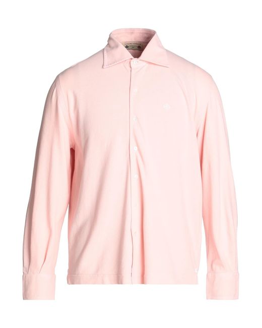 Luigi Borrelli Napoli Pink Shirt for men
