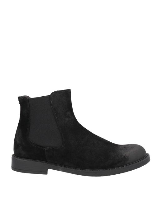 Grey Daniele Alessandrini Black Ankle Boots for men