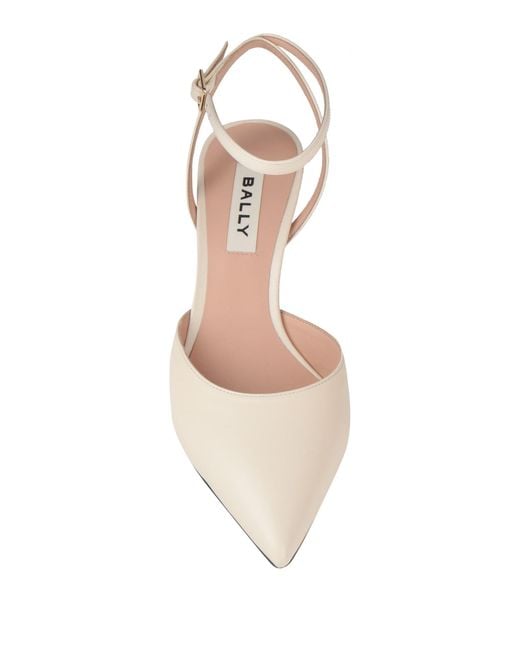 Bally White Ivory Pumps Leather