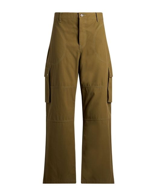 Loewe Green Pants Cotton for men