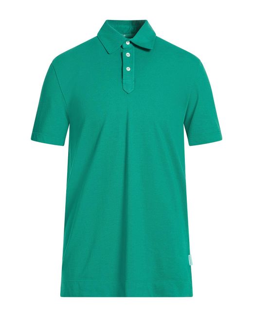 Polo Ballantyne de hombre de color Green