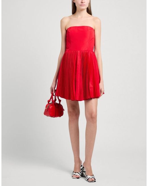 Robe courte Rochas en coloris Red