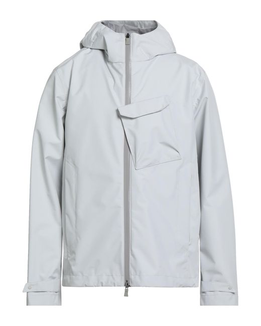 Herno Blue Laminar Light Jacket Polyester for men