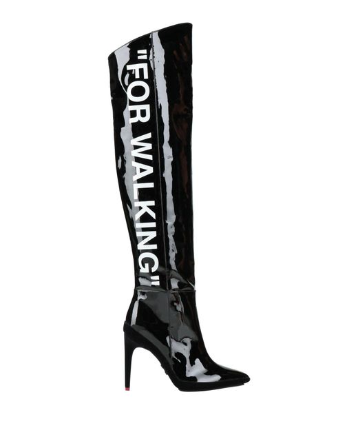 Off-White c/o Virgil Abloh Black Boot Soft Leather