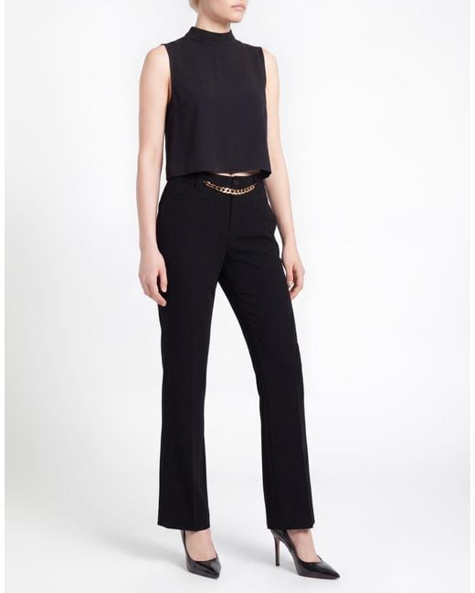 Liu Jo Blue Midnight Pants Polyester, Elastane