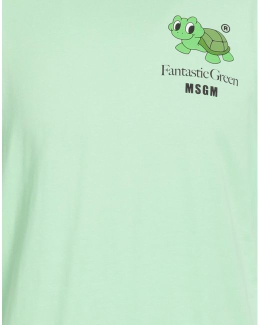 MSGM T-shirts in Green für Herren
