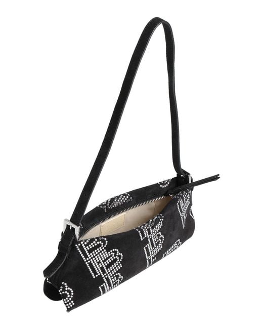 By Far Black Shoulder Bags