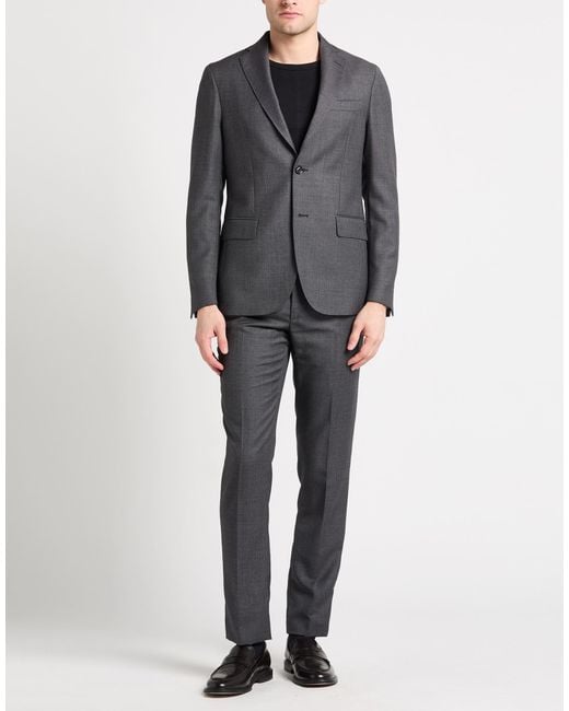 Roda Black Suit Wool for men