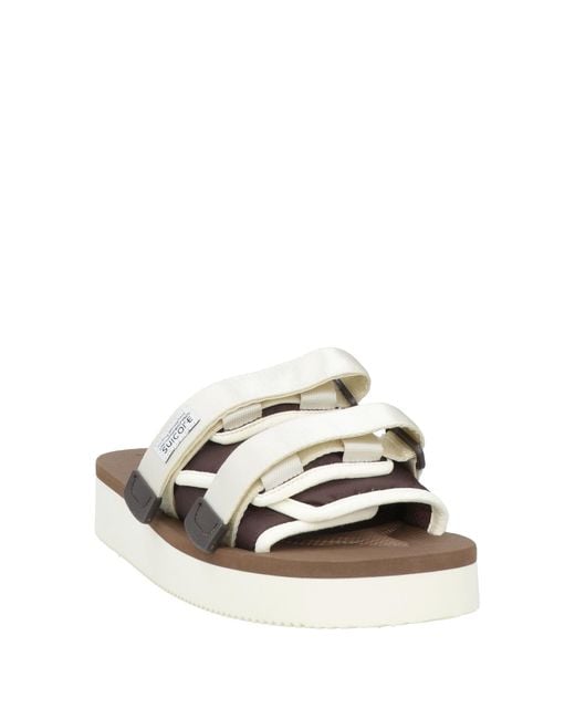Suicoke White Sandals for men