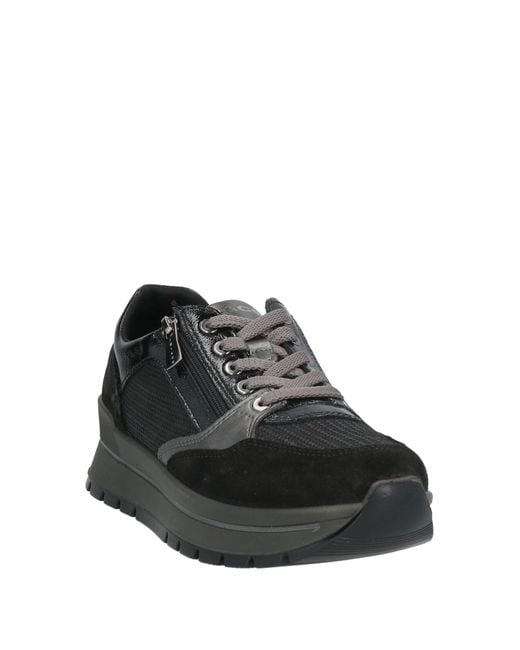 Igi&co Black Sneakers Leather