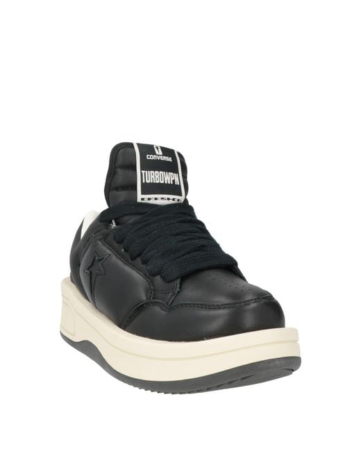 CONVERSE X DRKSHDW Black Sneakers Leather