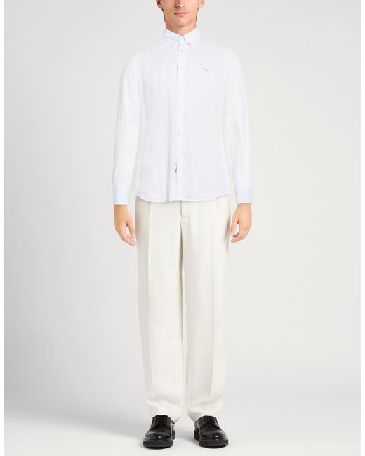 Harmont & Blaine White Shirt Linen for men