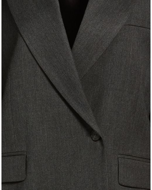 Pinko Black Blazer Wool, Polyester, Viscose, Elastane