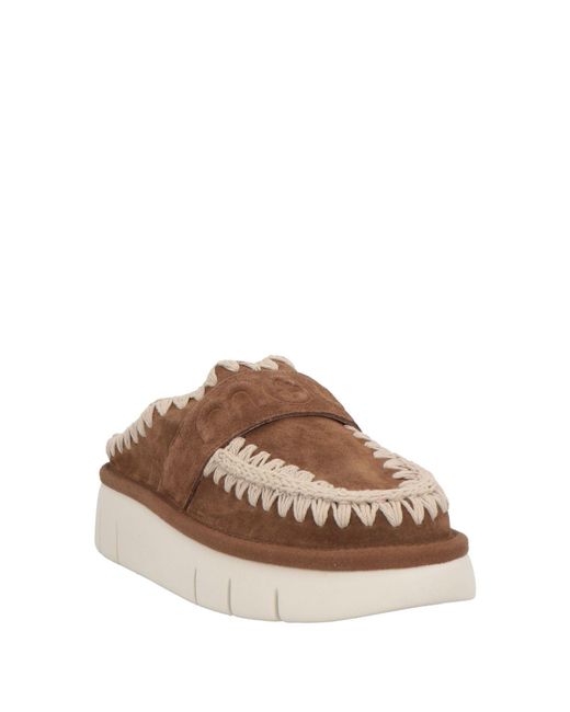 Mou Brown Mules & Clogs