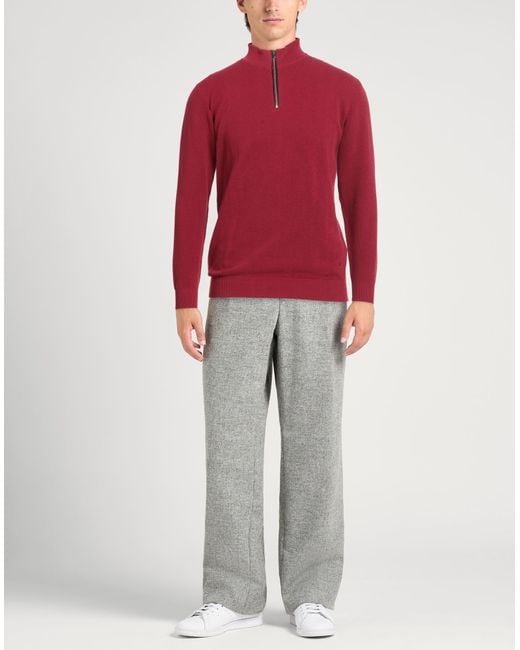 Tombolini Red Turtleneck for men