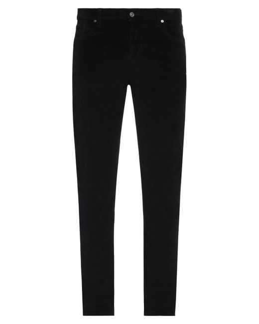 7 For All Mankind Black Trouser for men