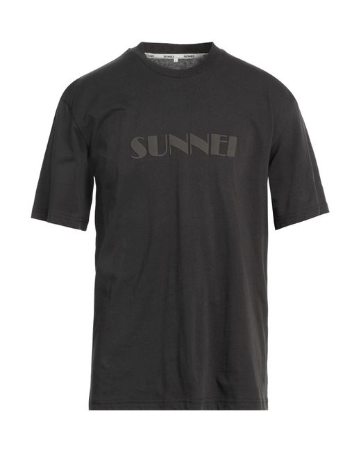 Sunnei Black T-shirt for men