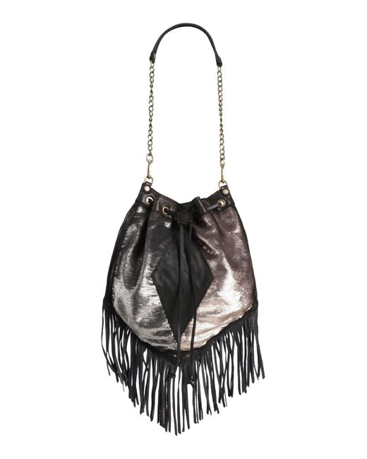 Caterina Lucchi Black Schultertasche