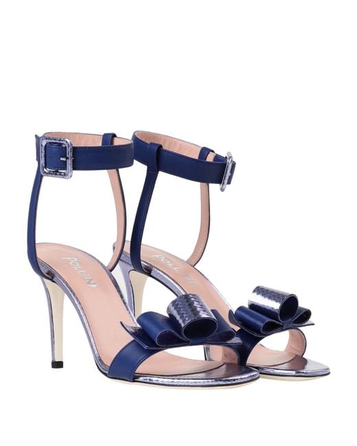 Pollini Blue Sandals
