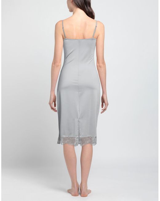 Hanro Gray Slip Dress