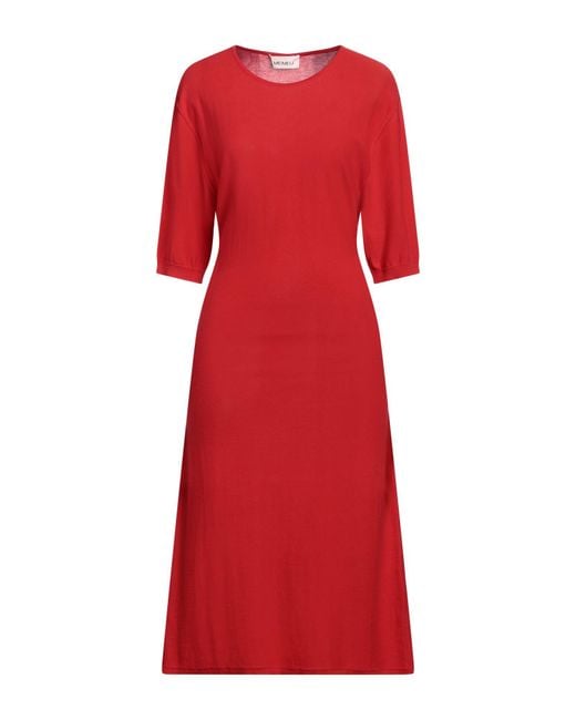 MEIMEIJ Red Midi Dress
